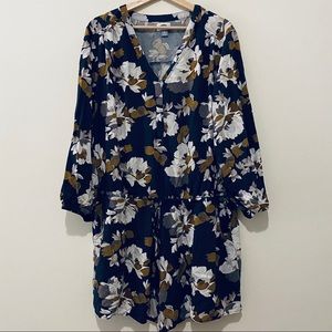 Old Navy floral long sleeve romper